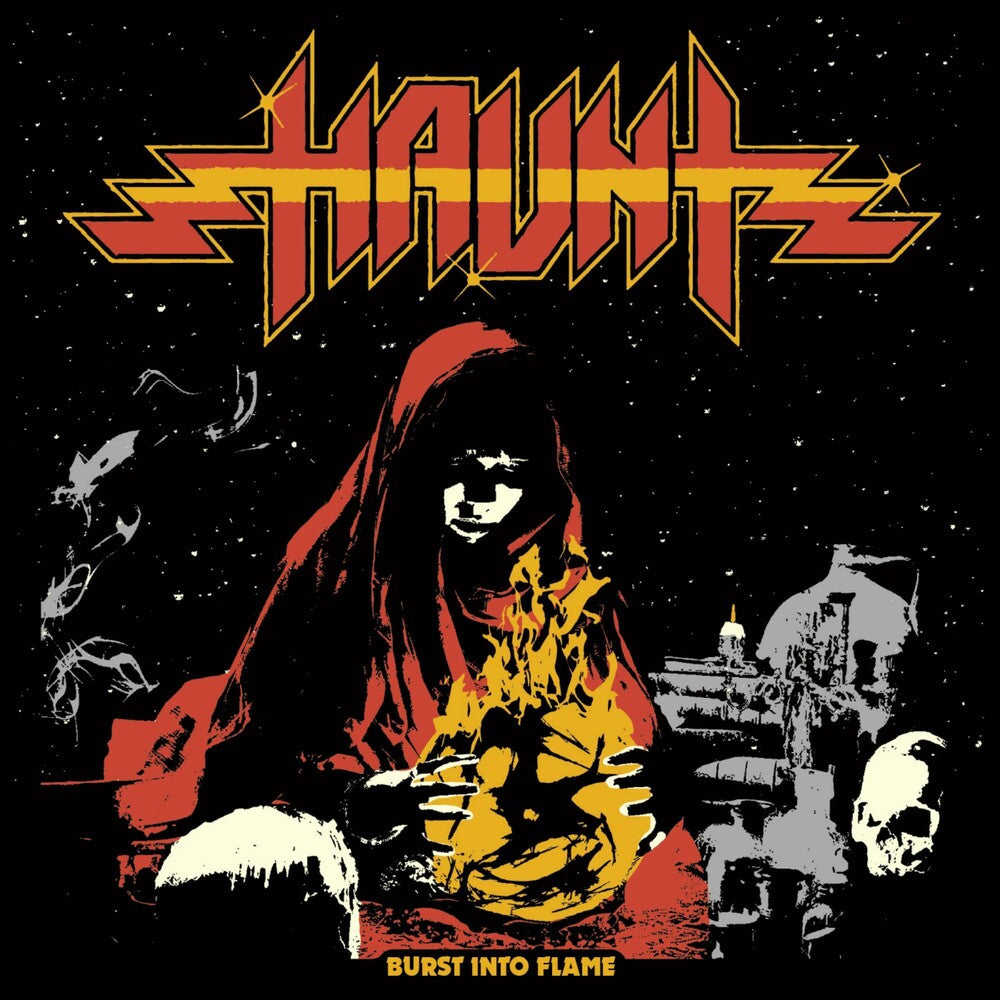 the album cover for Haunt - Burst Into Flame