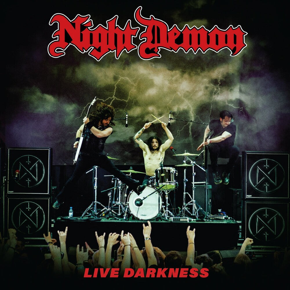 the album cover for Night Demon - Live Darkness