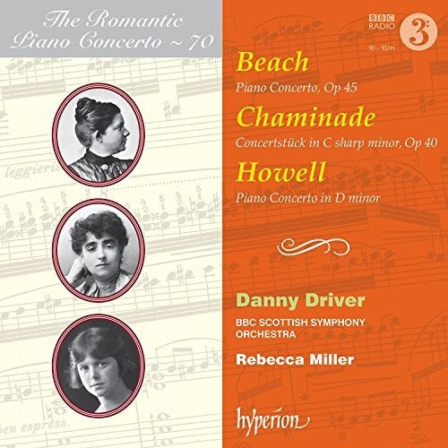 the album cover for Danny Driver - The Romantic Piano Concerto, Vol. 70