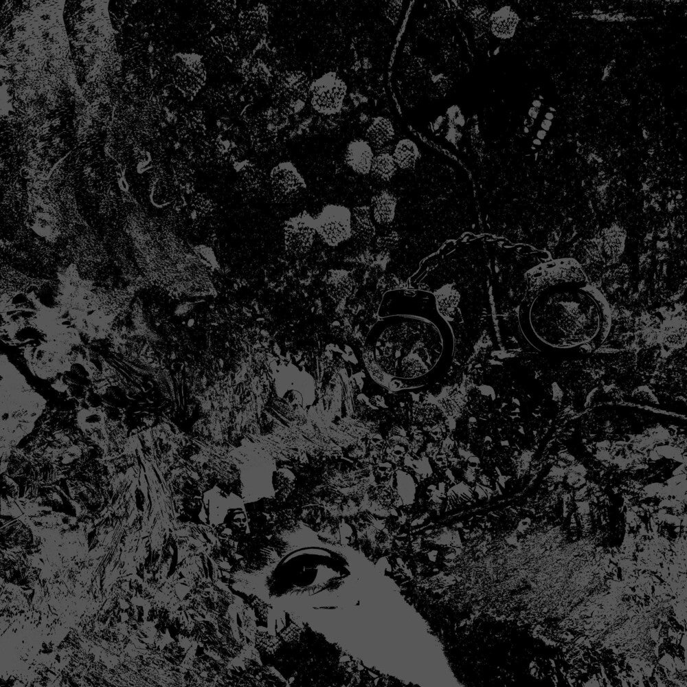 the album cover for Primitive Man / Unearthly Trance - Split