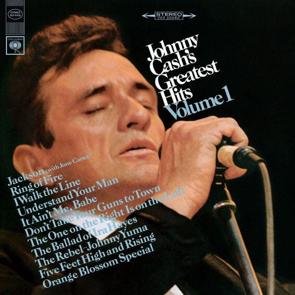 the album cover for Johnny Cash - Johnny Cash's Greatest Hits (Audp) (Gate) [Limited Edition]