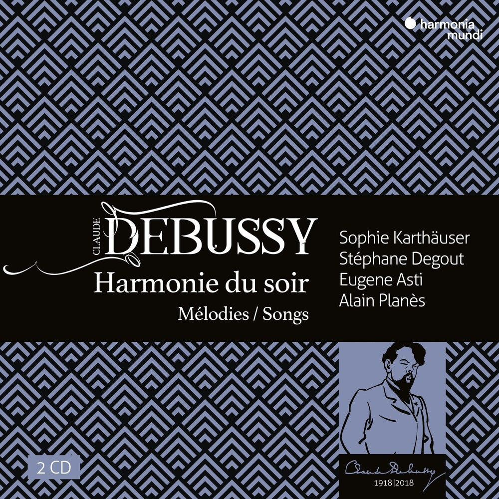 the album cover for Debussy / Karthauser / Degout - Debussy: Nuit Blanches - Melodies