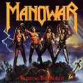 the album cover for Manowar - Fighting The World