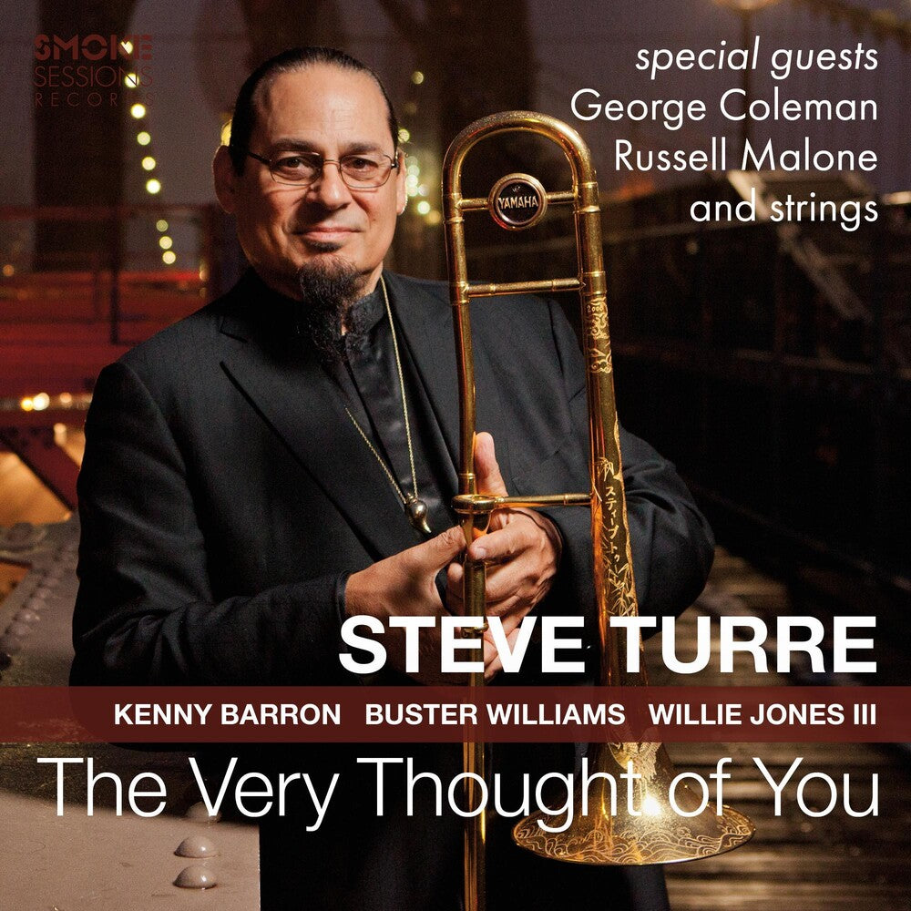 the album cover for Steve Turre - The Very Thought Of You