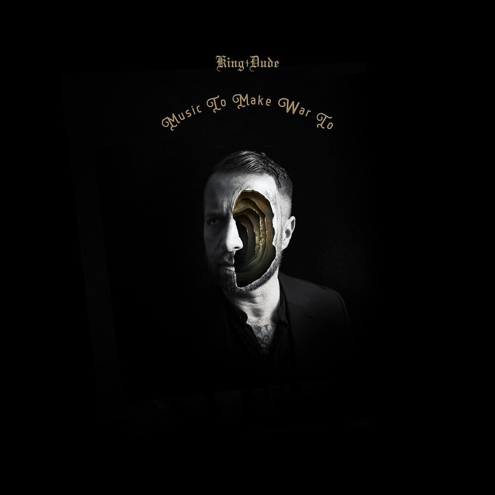 the album cover for King Dude - Music To Make War To