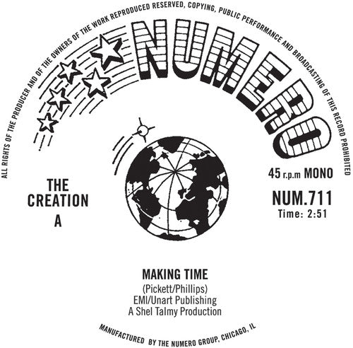 the album cover for Creation - Making Time / Making Time (Instrumental)