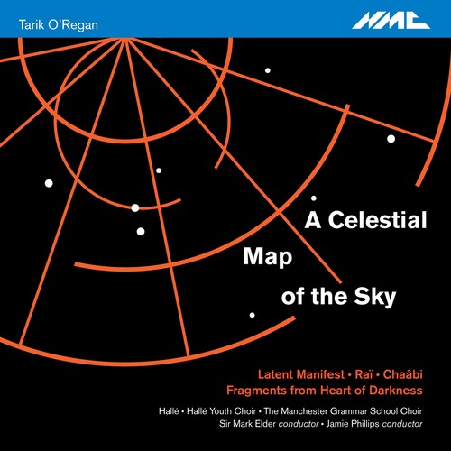 the album cover for Tarik Oregan / Halle / Elder,Sir Mark - Tarik O'Regan: A Celestial Map of the Sky
