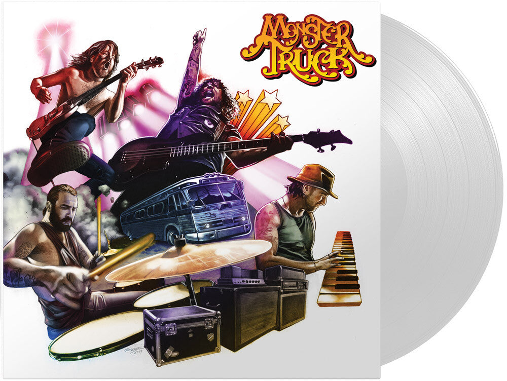 the album cover for Monster Truck - True Rockers [White LP]