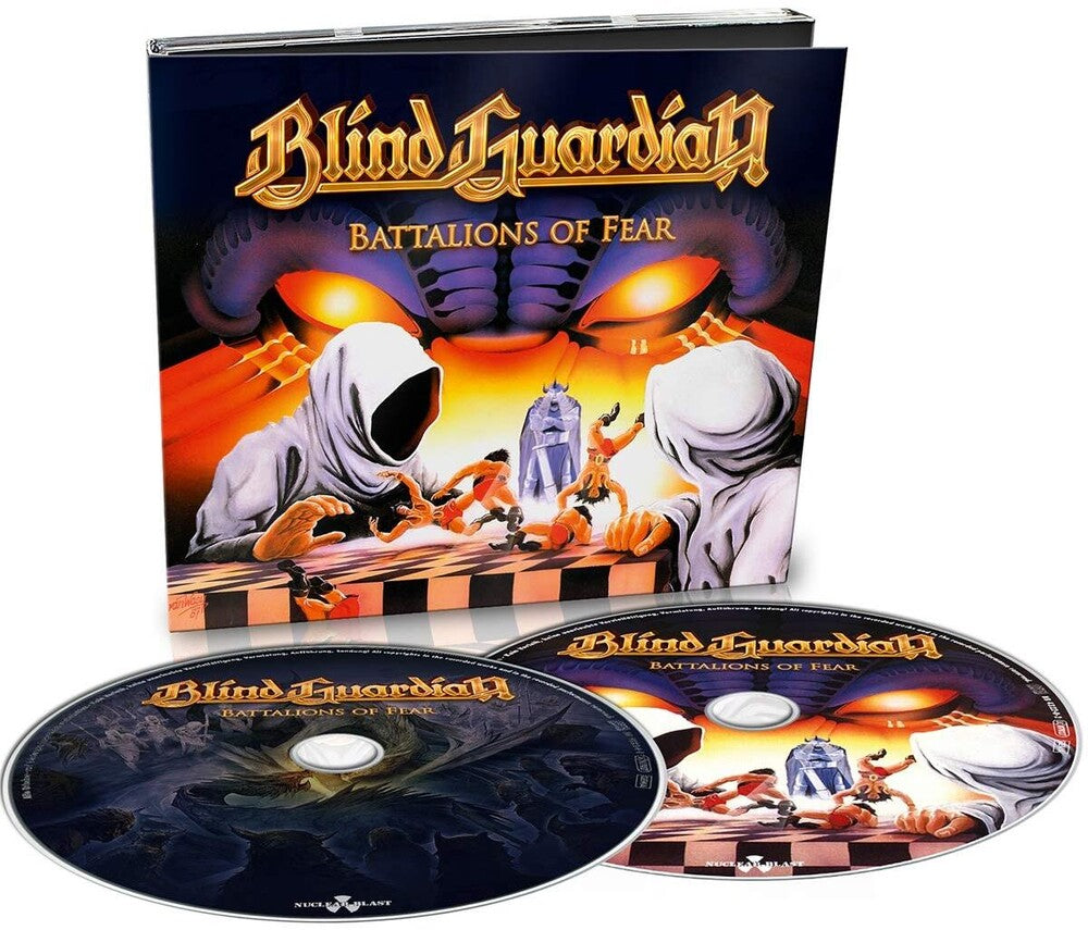 the album cover for Blind Guardian - Battalions Of Fear (remixed 2007 / Remastered 2018)
