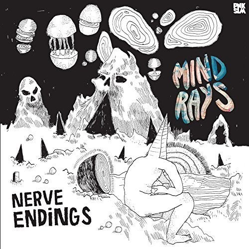 the album cover for Mind Rays - Nerve Endings