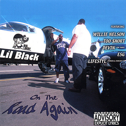 the album cover for Lil Black - On The Road Again