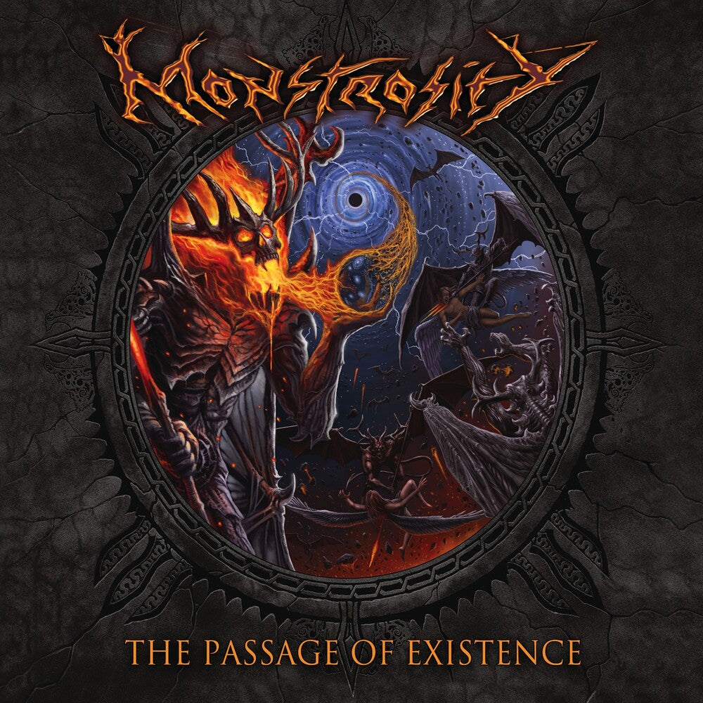 the album cover for Monstrosity - Passage Of Existence