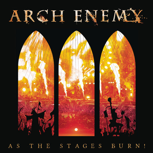 the album cover for Arch Enemy - As The Stages Burn! [Limited Edition CD+DVD]