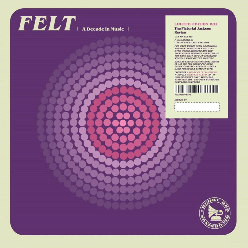 the album cover for Felt - Pictorial Jackson Review (Wsv) (Box) [Remastered] (Uk)