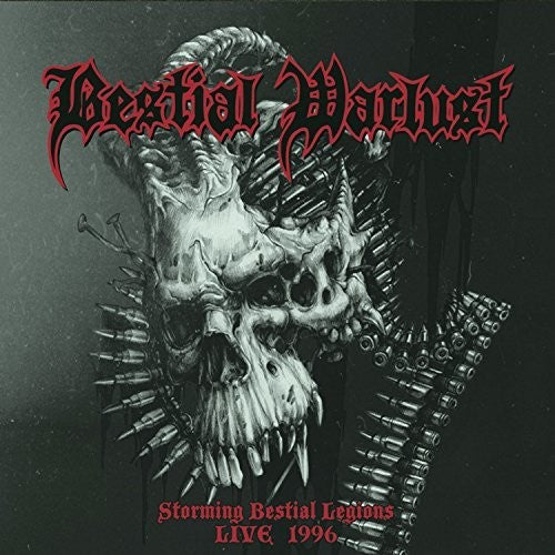 the album cover for Bestial Warlust - Storming Bestial Legions Live '96