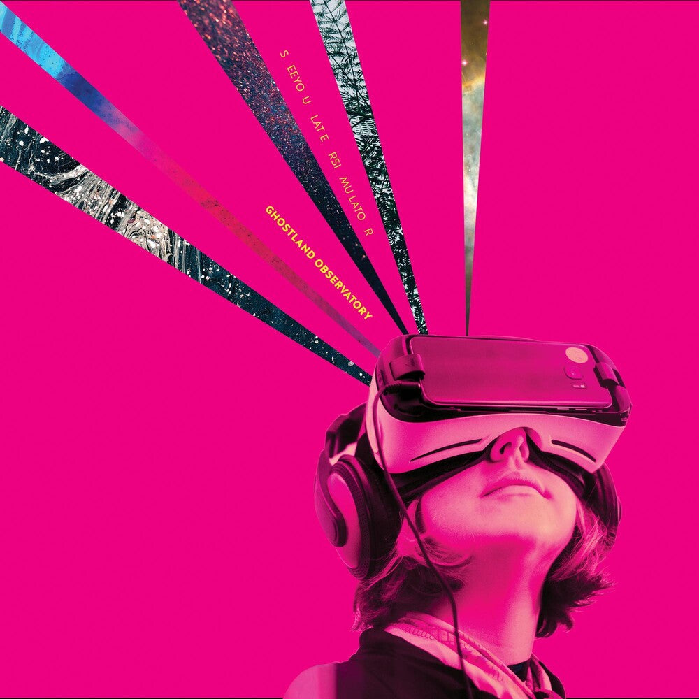 the album cover for Ghostland Observatory - See You Later Simulator