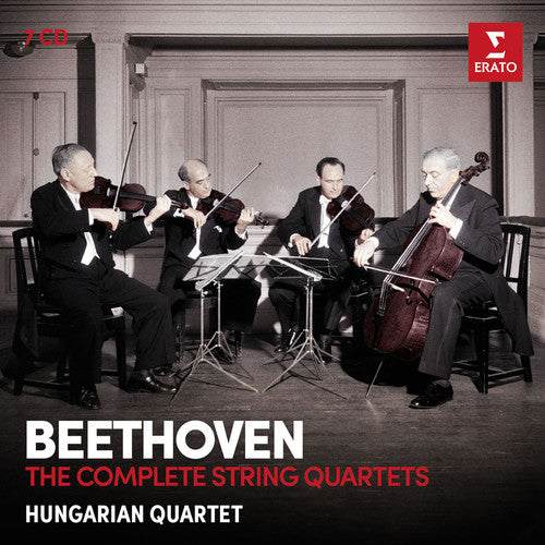 the album cover for Beethoven / Hungarian Quartet - String Quartets