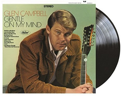 the album cover for Glen Campbell - Gentle On My Mind [LP]