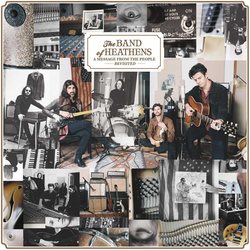 the album cover for The Band of Heathens - Message From The People Revisited [LP]