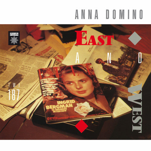 the album cover for Anna Domino - East & West + Singles