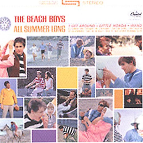 the album cover for The Beach Boys - Little Deuce Coupe/All Summer