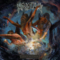 the album cover for Krisiun - Scourge Of The Enthroned