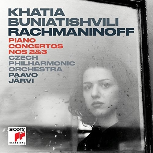 the album cover for Rachmaninoff / Khatia Buniatishvili - Sergei Rachmaninoff: Piano Concertos No 2 & 3