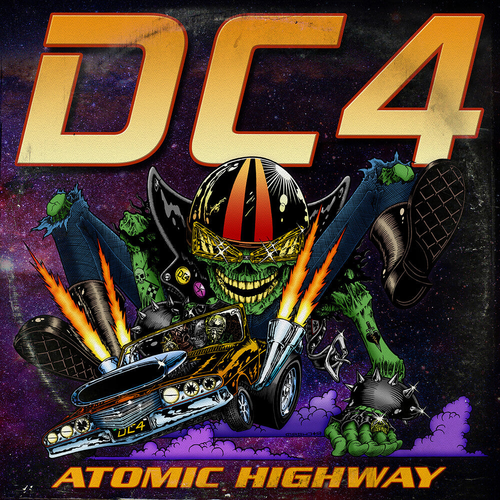 the album cover for Dc4 - Atomic Highway