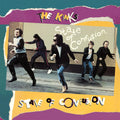 the album cover for The Kinks - State Of Confusion [Limited Audiophile Edition Clear With Blue & Gold Swirl LP]