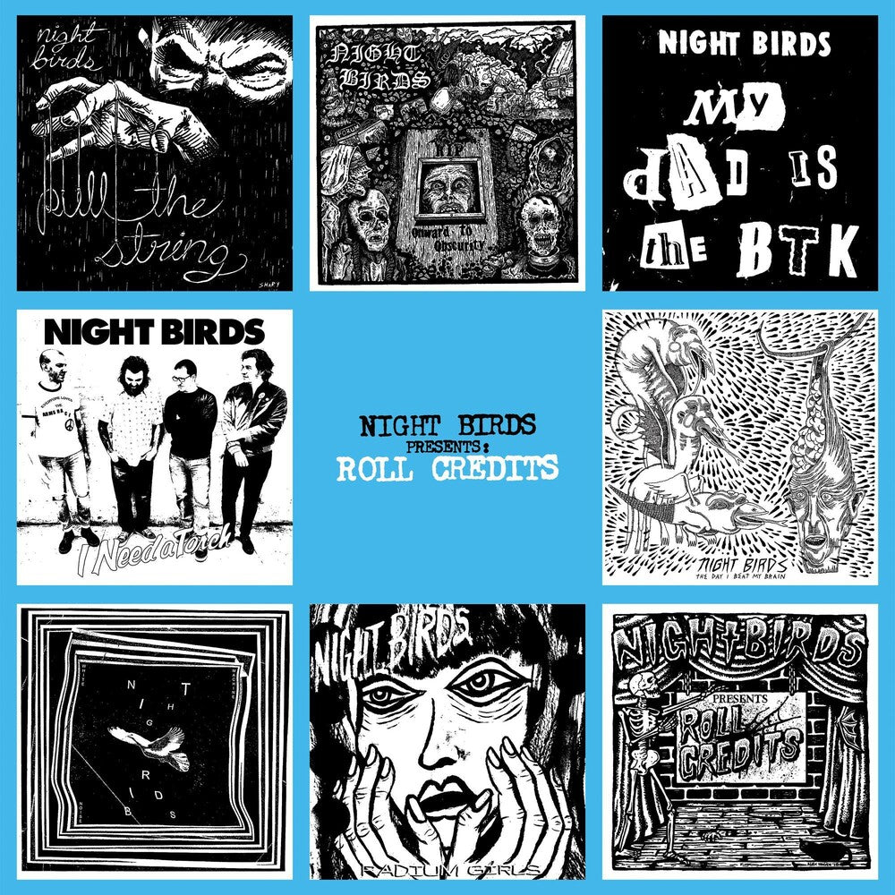 the album cover for Night Birds - Roll Credit