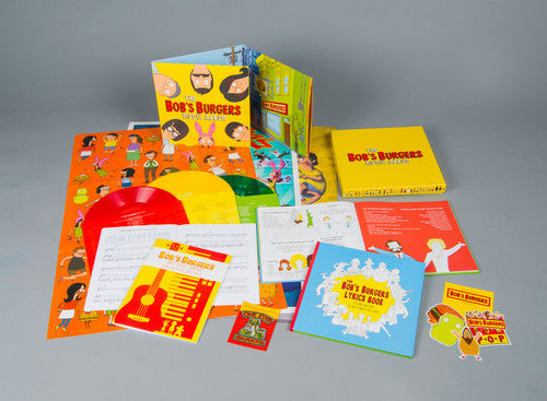 the album cover for Bob's Burgers [TV Series] - The Bob's Burgers Music Album [Limited Edition 3LP+7in Deluxe Box Set]