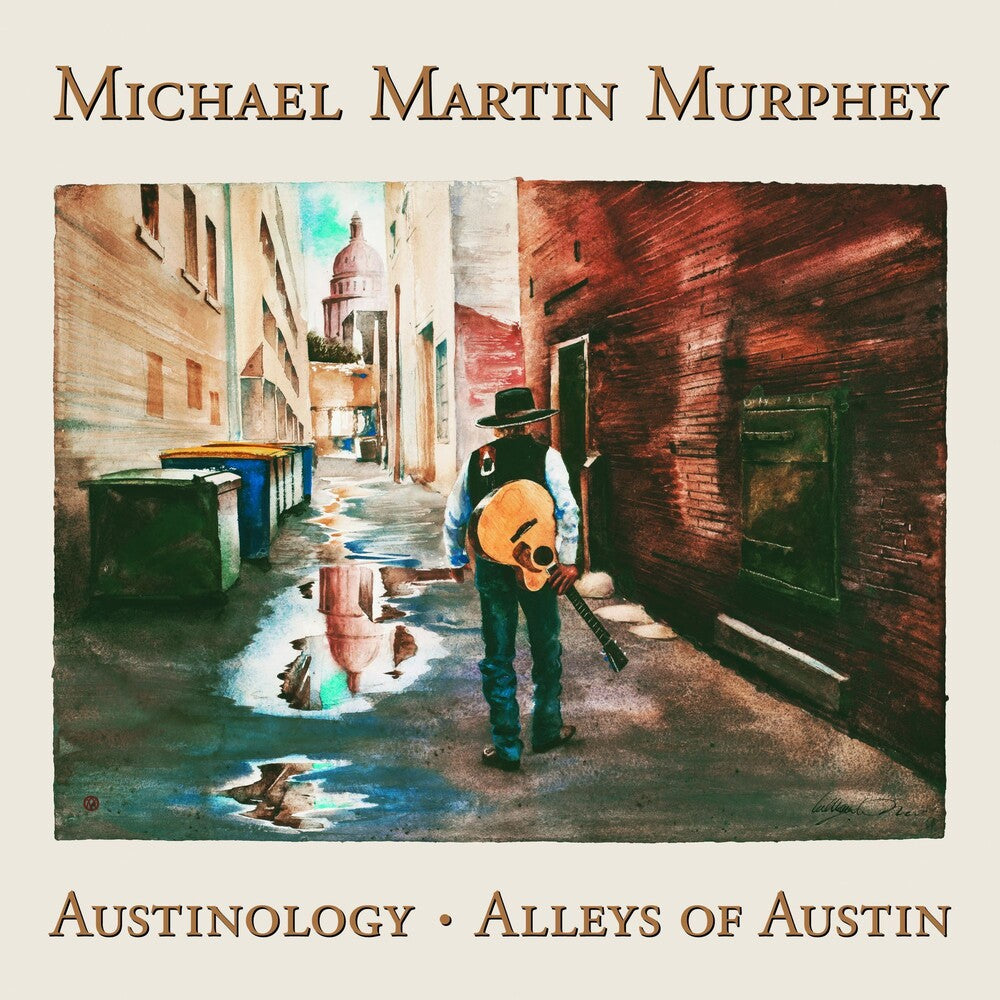 the album cover for Michael Martin Murphey - Austinology - Alleys Of Austin [LP]