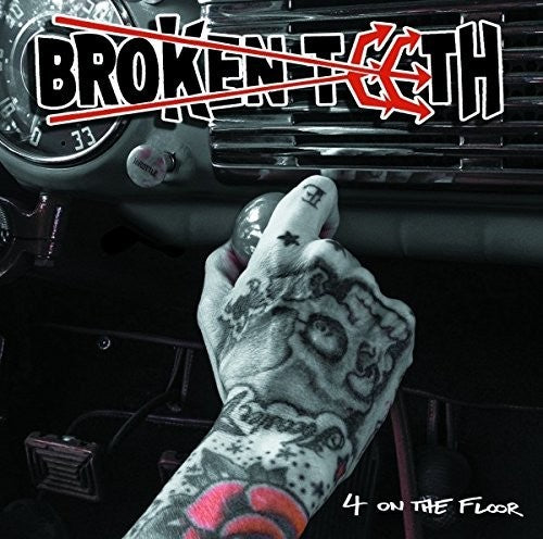 the album cover for Broken Teeth - 4 On The Floor