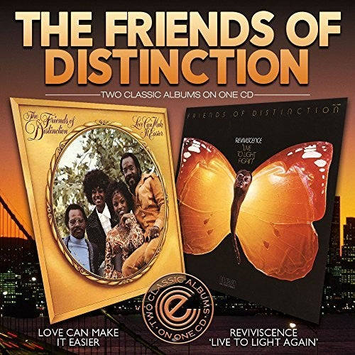 the album cover for Friends Of Distinction - Love Can Make It Easier / Reviviscence Live To