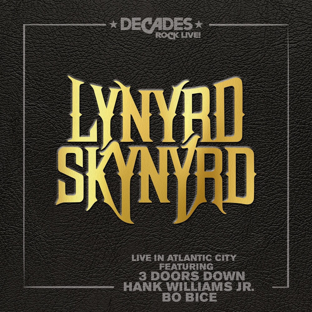 the album cover for Lynyrd Skynyrd - Live In Atlantic City [LP]