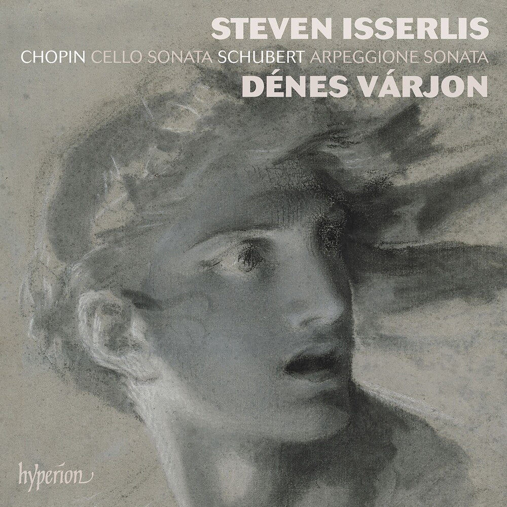 the album cover for STEVEN ISSERLIS - Chopin & Schubert: Cello Sonatas