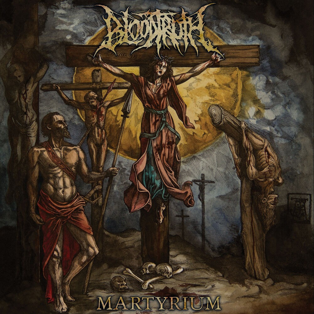 the album cover for Bloodtruth - Martyrium