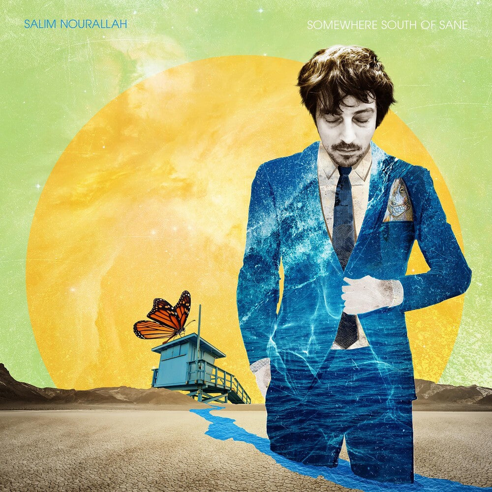 the album cover for Salim Nourallah - Somewhere South Of Sane