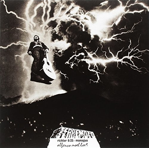 the album cover for Noel Lovo Alfonso - Terremoto Richter 6:25 - Managua