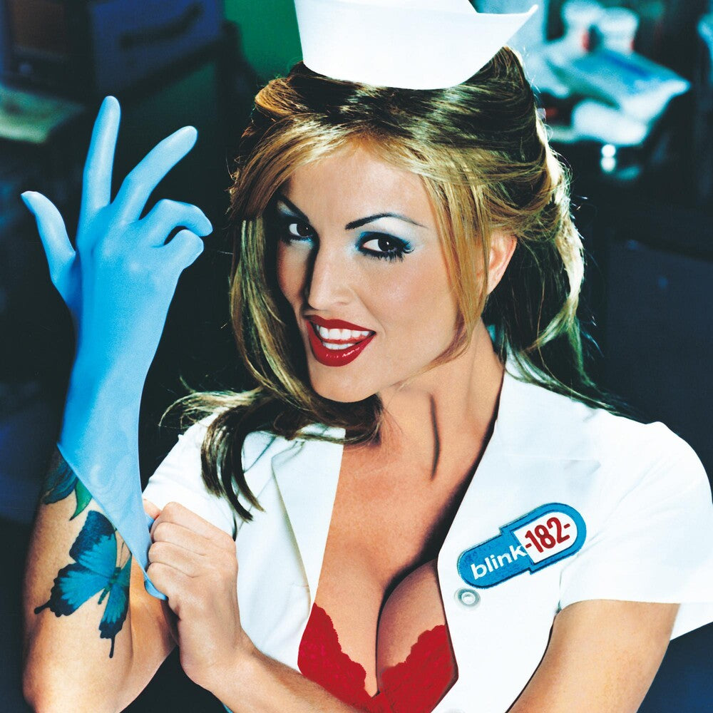 the album cover for blink-182 - Enema Of The State (Blue) [Colored Vinyl]