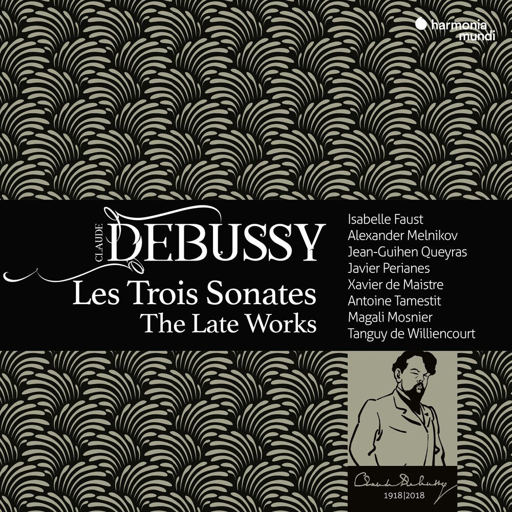 the album cover for Isabelle Faust - Debussy: Les Trois Sonatas - The Late Works
