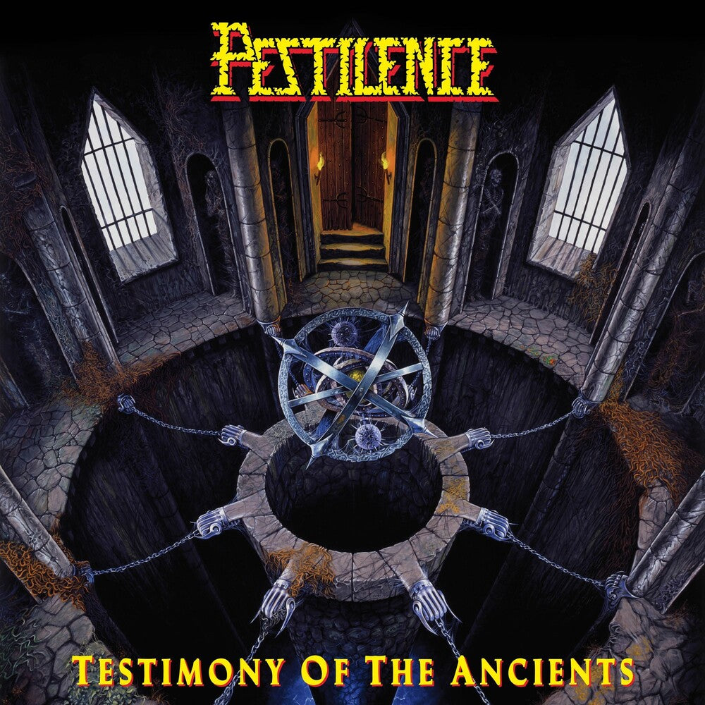 the album cover for Pestilence - Testimony Of The Ancients
