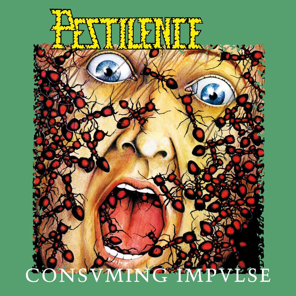 the album cover for Pestilence - Consuming Impulse