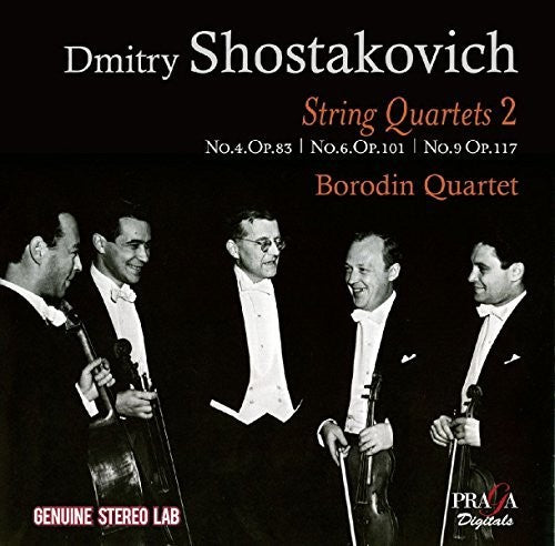 the album cover for Shostakovich / Borodin Quartet - Shostakovich: String Quartets, Vol. 2