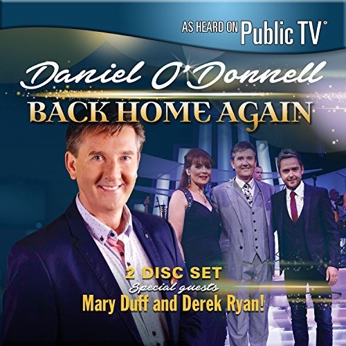 the album cover for Daniel O'Donnell - Back Home Again