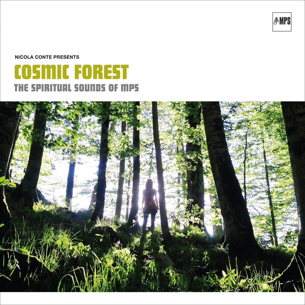 the album cover for Nicola Conte Presents Cosmic Forest / Various - Nicola Conte Presents Cosmic Forest / Various