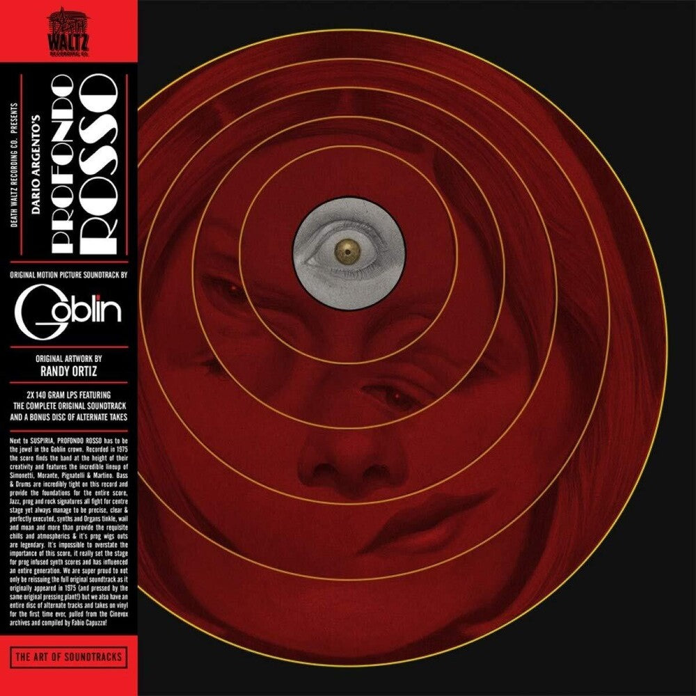 the album cover for Goblin Bonus Tracks Colv Gate Ogv Org - Profondo Rosso (Deep Red) (Original Soundtrack)