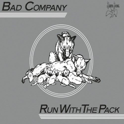 the album cover for Bad Company - Run With The Pack: Remastered [2CD]