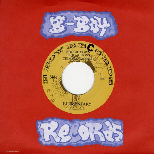 the album cover for Boogie Down Productions - Elementary / Dope Beat