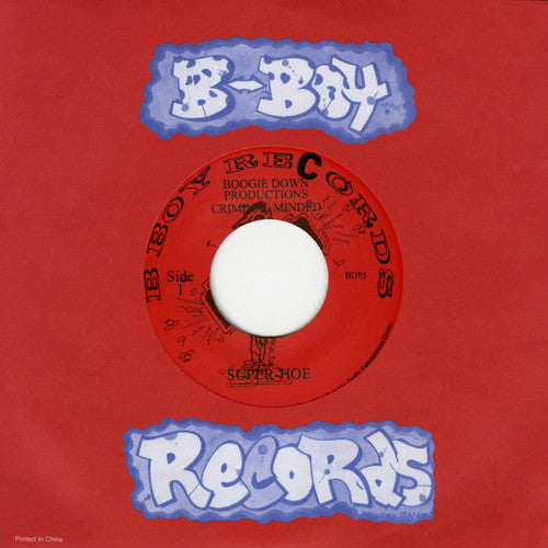 the album cover for Boogie Down Productions - Super Hoe / Criminal Minded